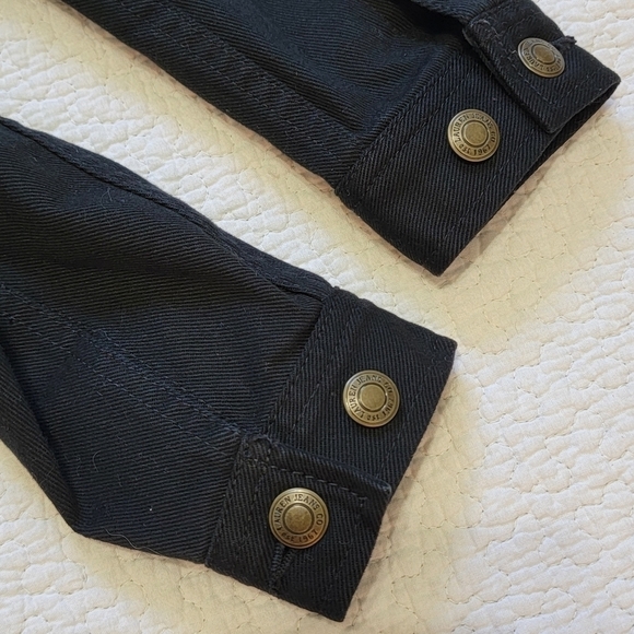 Lauren Ralph Lauren Black Jean Jacket. - Picture 6 of 7